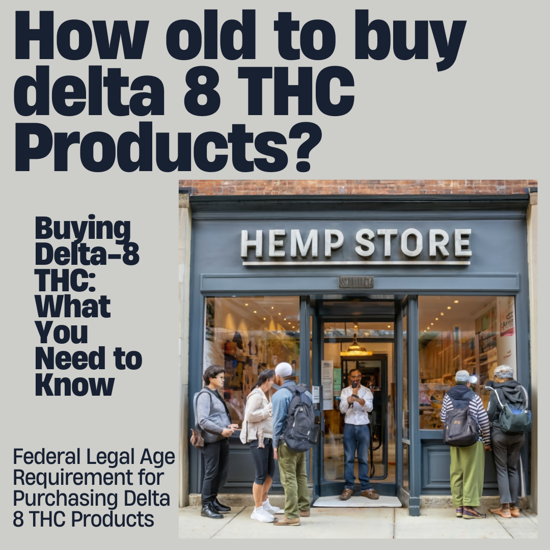 How old to buy delta 8 THC Products?