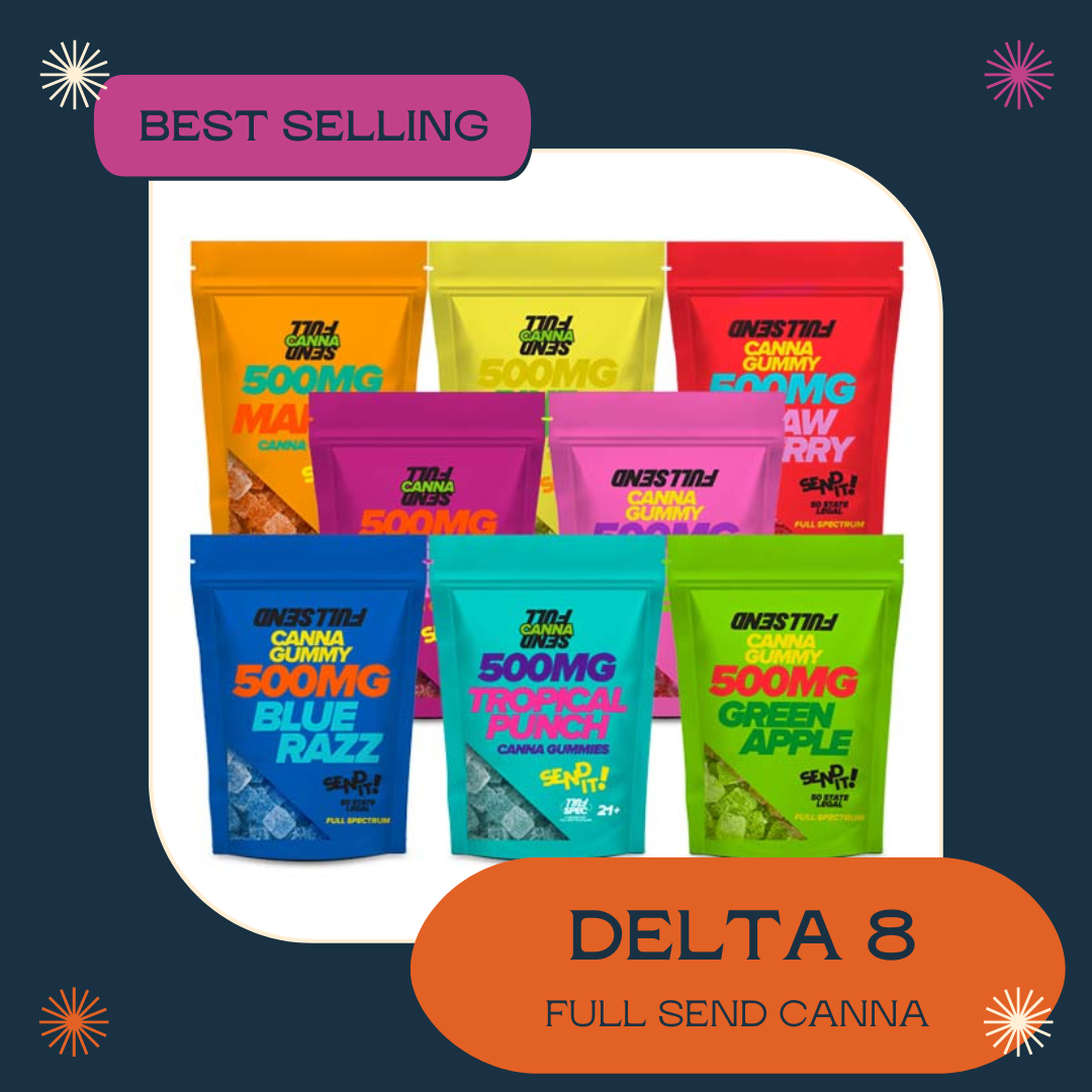 Full Send Gummies: Triangle Hemp Wellness' Top-Selling Delta-8 THC Delight!