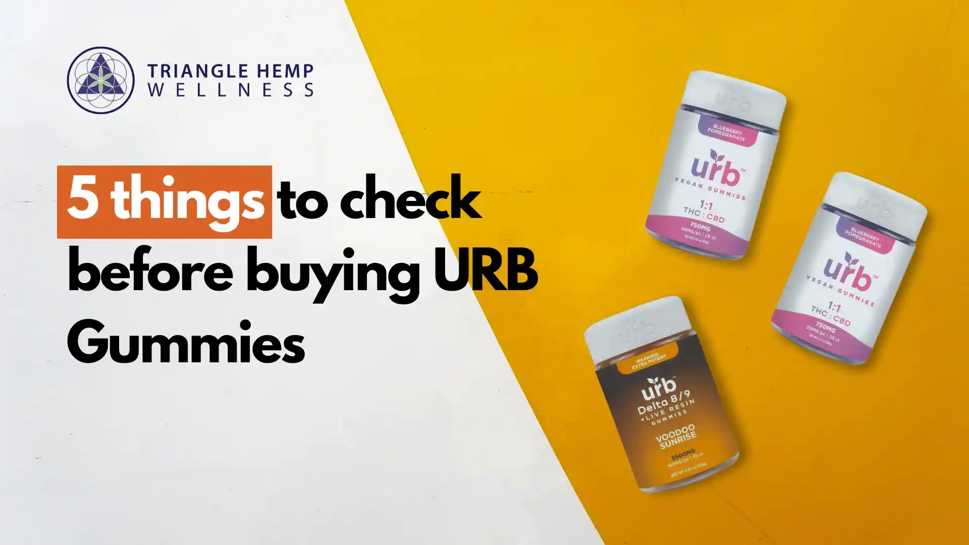 buying urb gummies checklist
