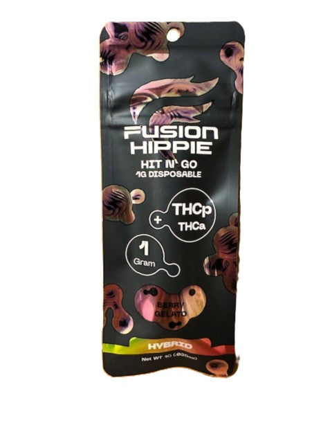 Fusion Hippie Hit N Go 1G THCP & THCA Disposable - 1g
