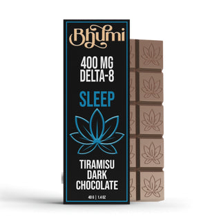 Tiramisu Dark Chocolate Bar 300mg D8 - Triangle Hemp Wellness