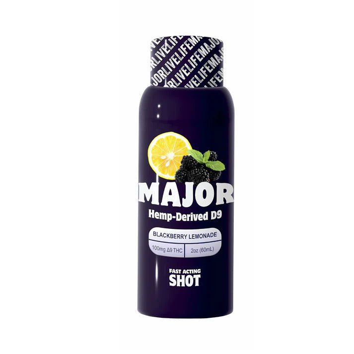 Major - Blackberry Lemonade, Fast Acting Shot - Triangle Hemp Wellness
