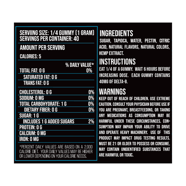 Bhumi Blackberry Gummy 10pc (400mg D8) - Triangle Hemp Wellness