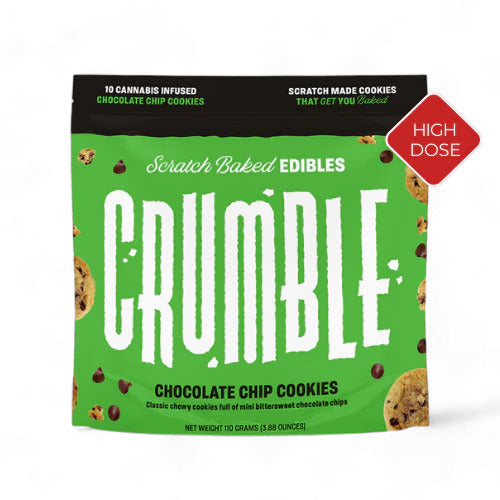 Crumble Chocolate Chip Cookies |(300mg) - Triangle Hemp Wellness
