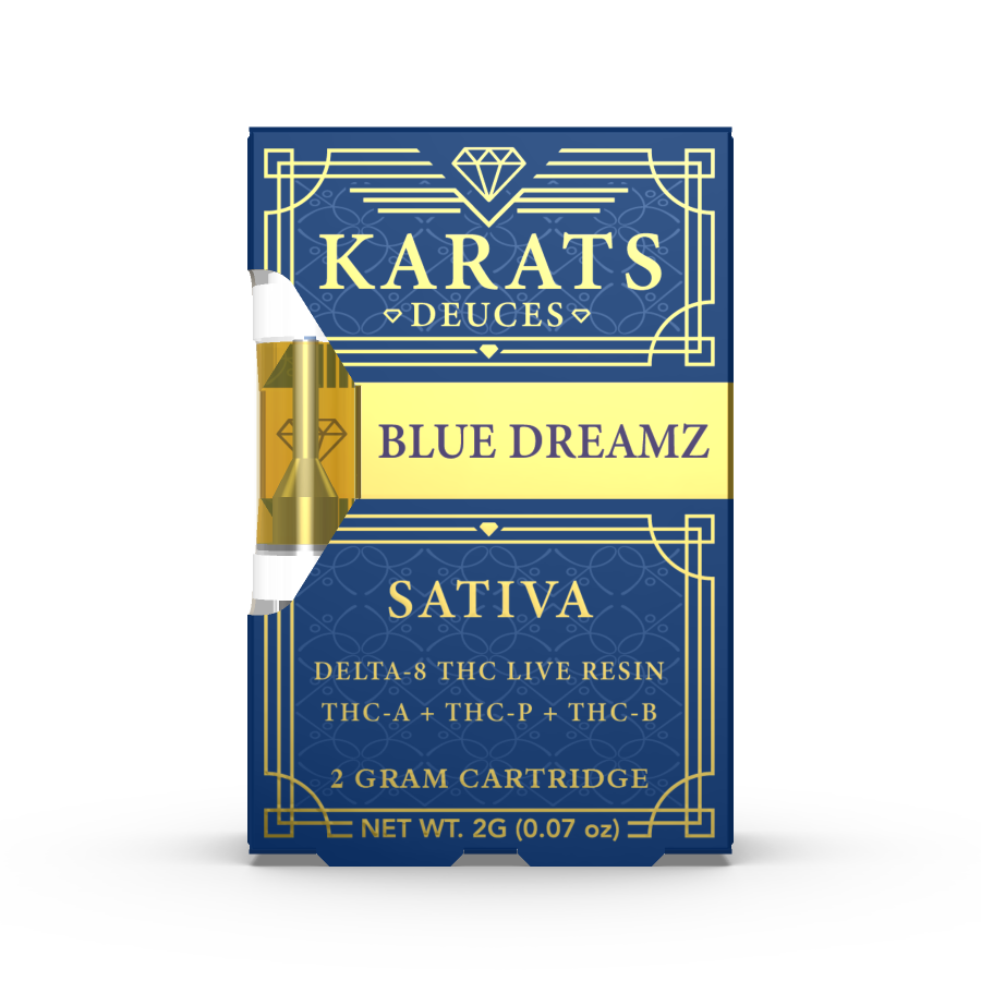 Blue Dreamz Karats Deuces Cartridge 2G