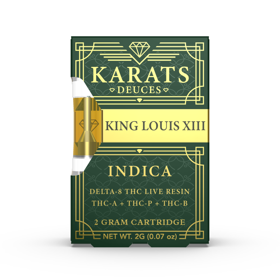 King Louis XIII Karats Deuces Cartridge 2G - Triangle Hemp Wellness