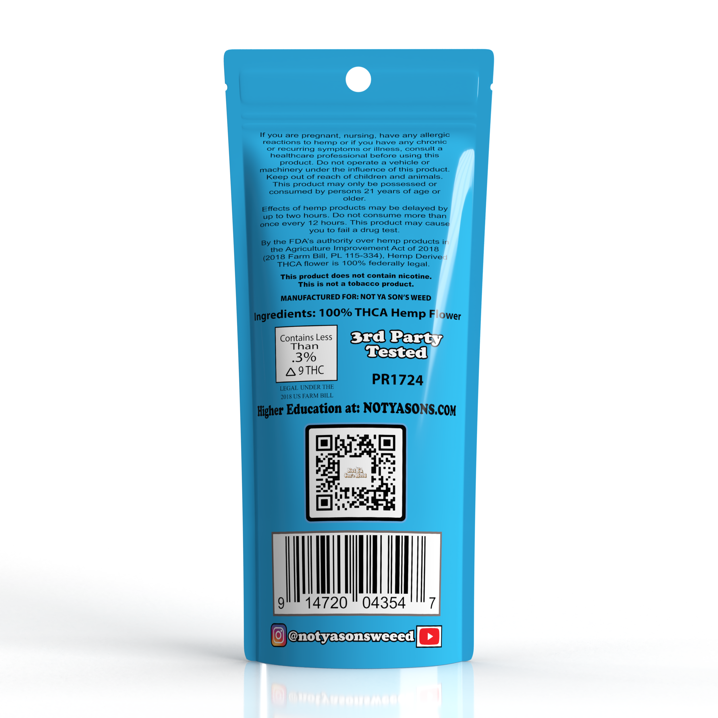 NYSW Cookies & Cream Pre Roll – THCA 2 Pack - Triangle Hemp Wellness