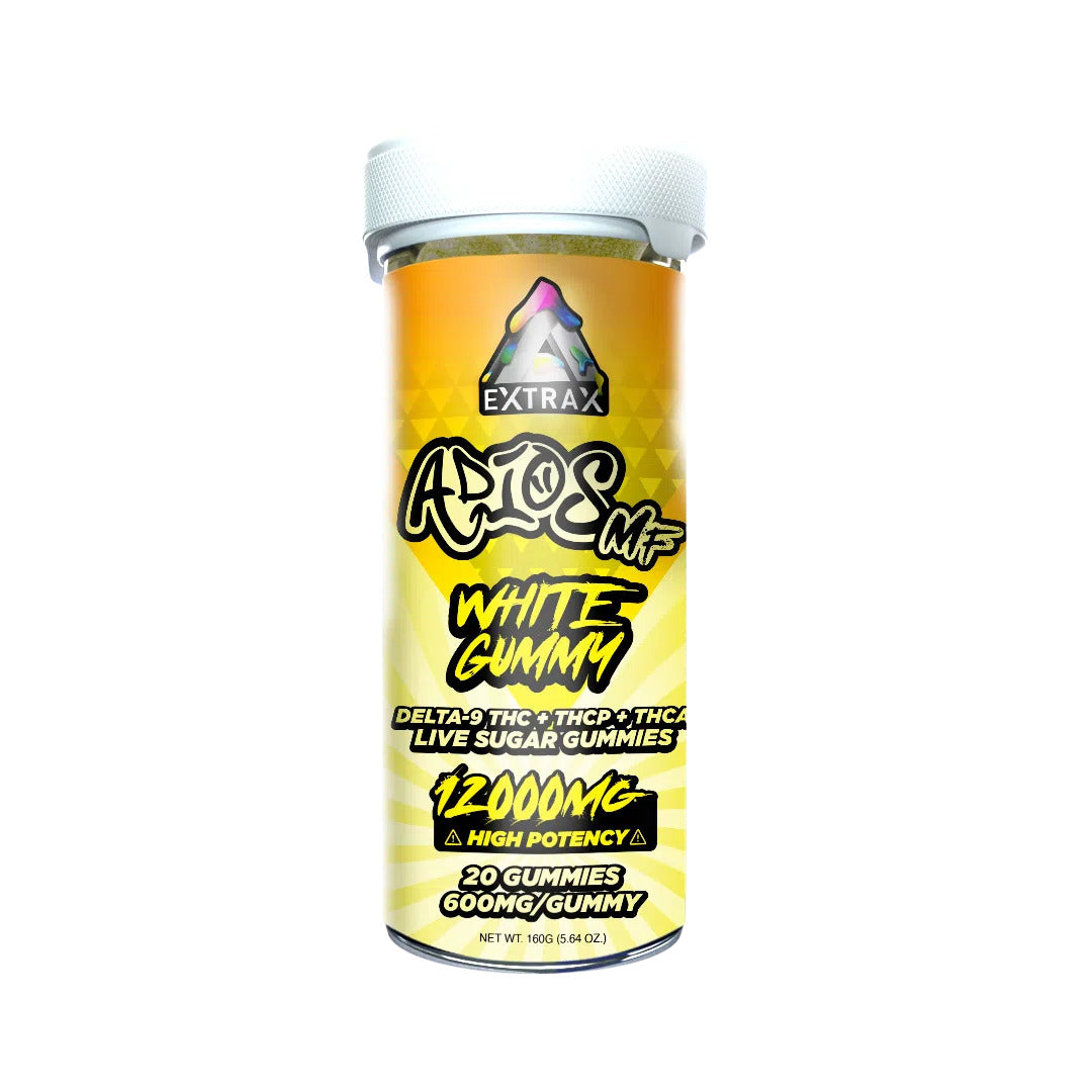 Delta Extrax Adios MF Live Sugar THC-A Gummies 12000MG - Triangle Hemp Wellness