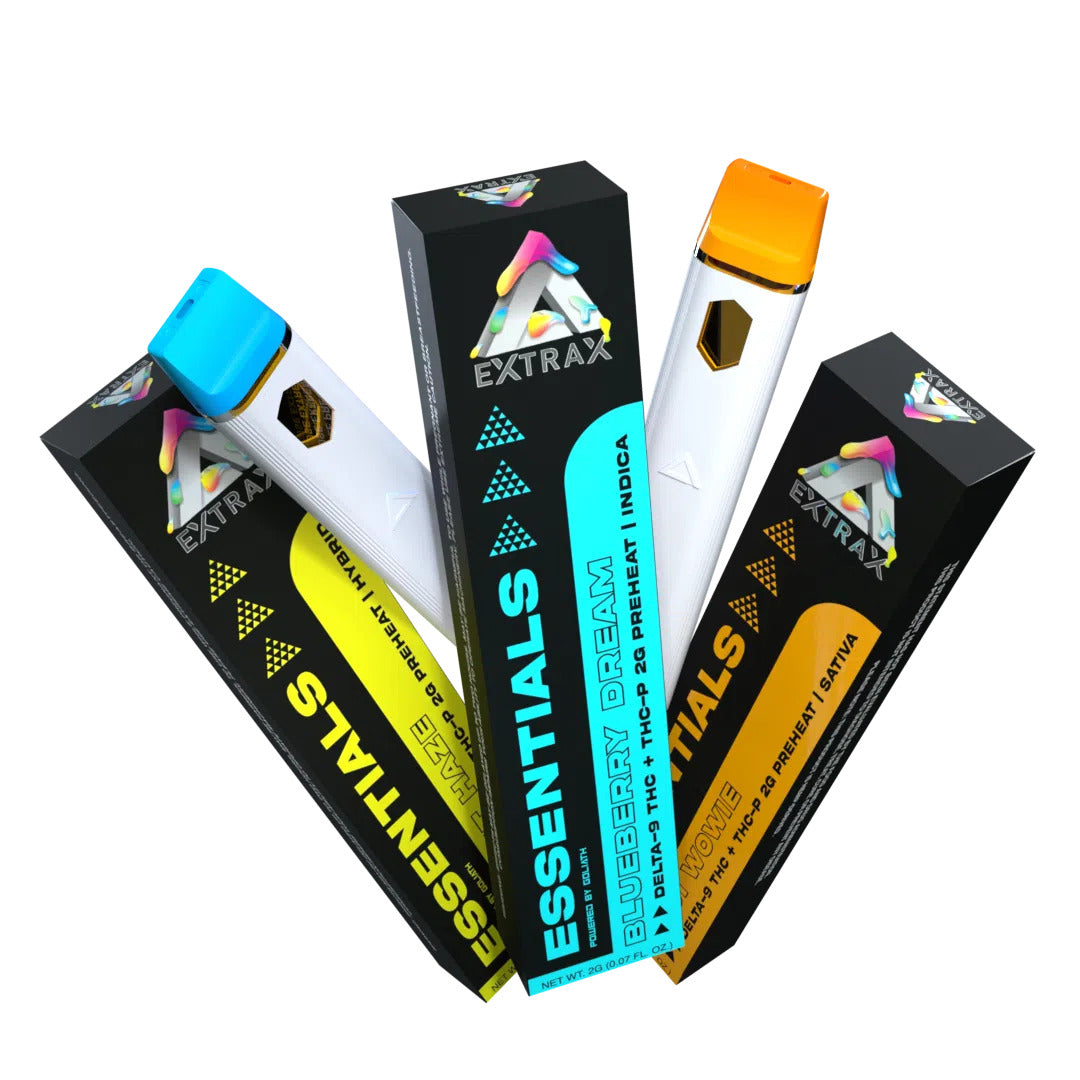 Extrax Essentials by Goliath | Delta-9 + THCP Preheat Device + Pod - Triangle Hemp Wellness