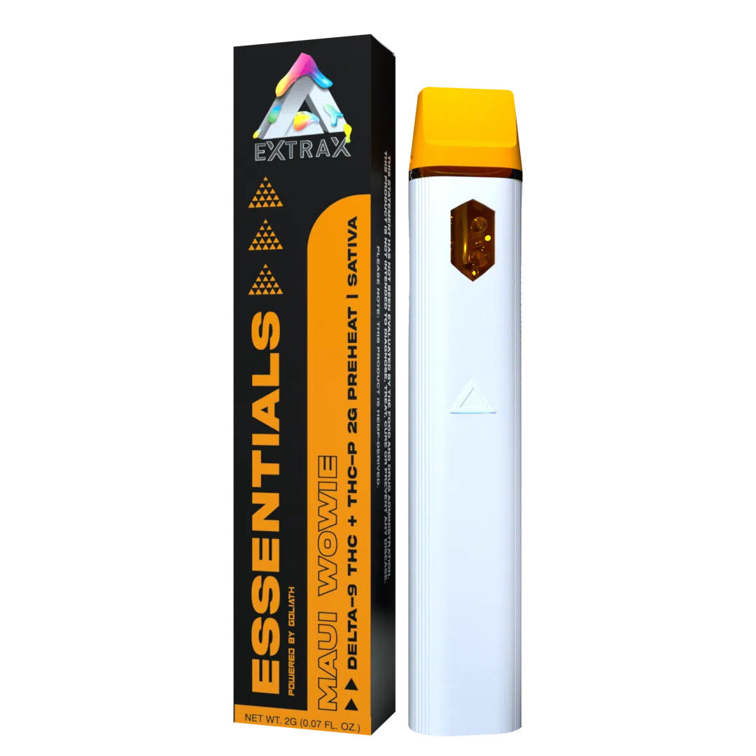 Extrax Essentials by Goliath | Delta-9 + THCP Preheat Device + Pod - Triangle Hemp Wellness
