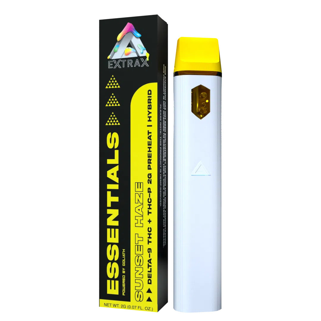 Extrax Essentials by Goliath | Delta-9 + THCP Preheat Device + Pod - Triangle Hemp Wellness
