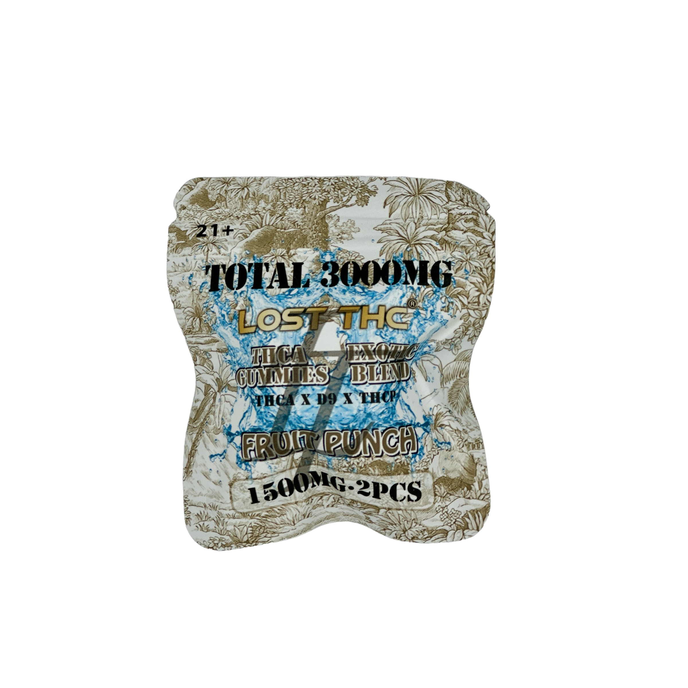 Lost THC Mini Gummies- 3000MG (2pc) - Triangle Hemp Wellness