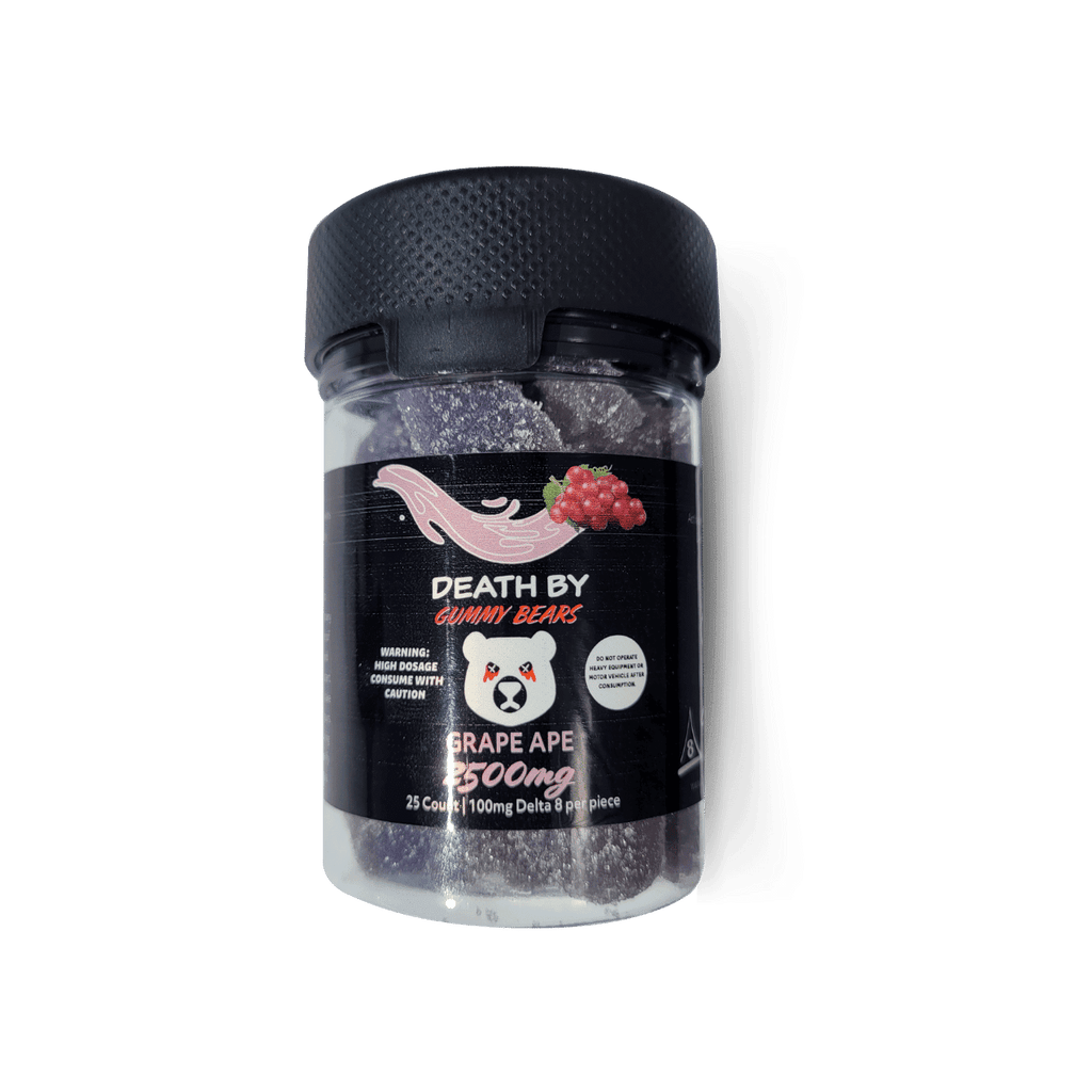 Death by Gummy Bears- 2500mg/ 25 per jar