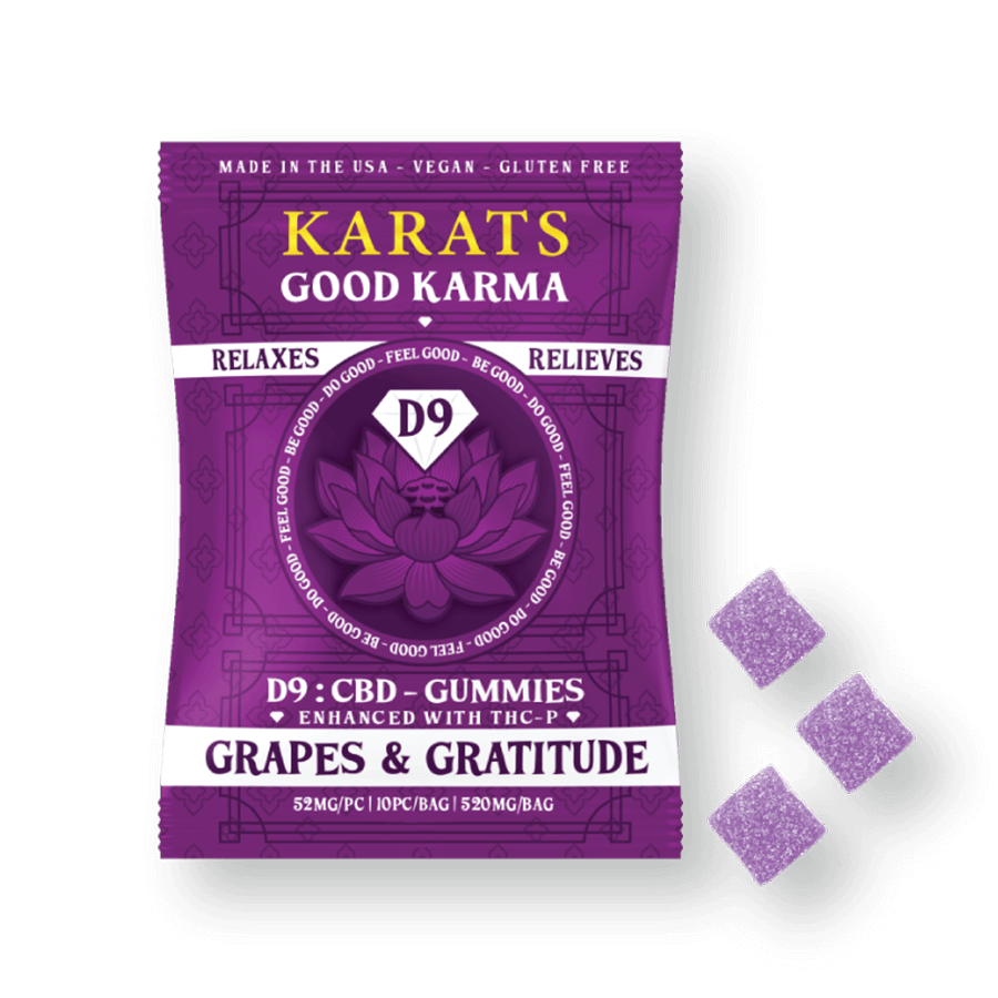 Karats Good Karma D9 + CBD Gummies 520mg - Triangle Hemp Wellness
