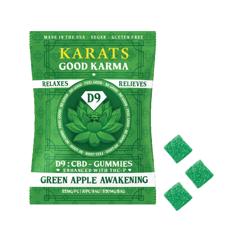 Karats Good Karma D9 + CBD Gummies 520mg - Triangle Hemp Wellness