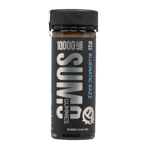 Half Bak’d Sumo Gummies 420mg 25ct 10500mg – Bluematic Razz