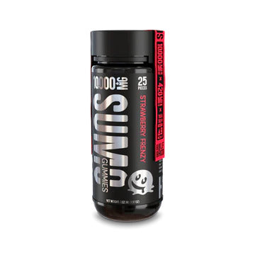 Half Bak’d Sumo Gummies 420mg 25ct 10500mg – Strawberry Frenzy