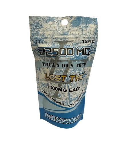 Lost THC Exotic Blend Gummies THCA|DELTA 9|THCP- 22500MG (15pc) - Triangle Hemp Wellness