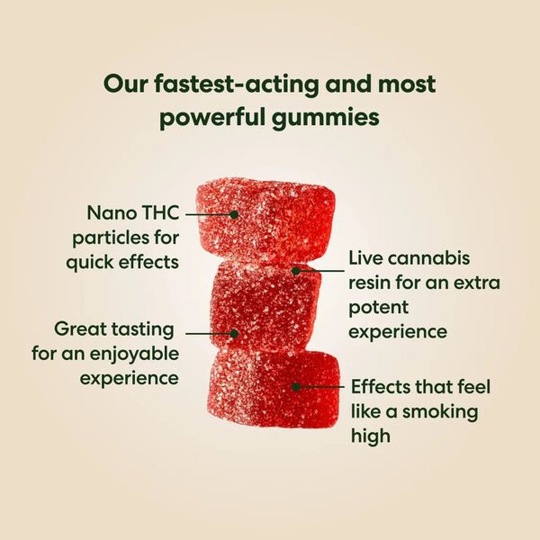 Hero Dose Rapid Onset Nano Live Resin Delta 9 - Mood