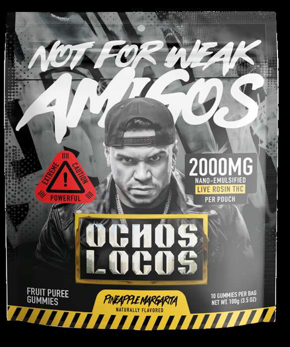 ochos locos gummies pineapple margarita