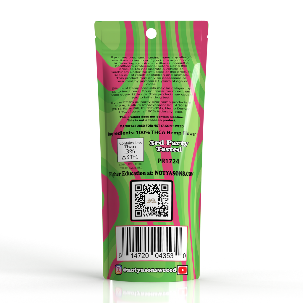 NYSW Sour Strawberry Pre Roll – THCA 2 Pack - Triangle Hemp Wellness