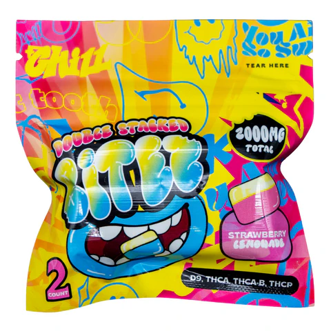 Ocho Extracts x Trip Drip x Sugar Double Stacked Bitez | (2ct) 2000mg - Triangle Hemp Wellness