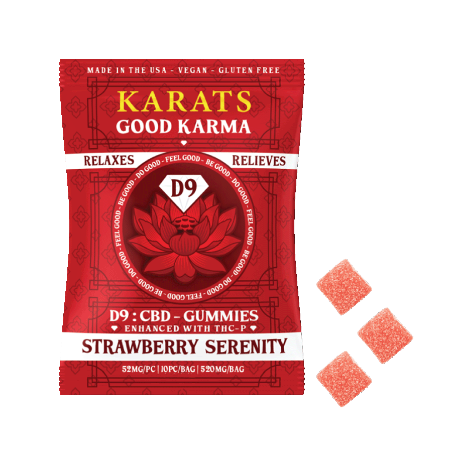 Karats Good Karma D9 + CBD Gummies 520mg - Triangle Hemp Wellness