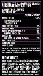 Bhumi Strawberry Maca Passion Dark Chocolate Bar Delta-9