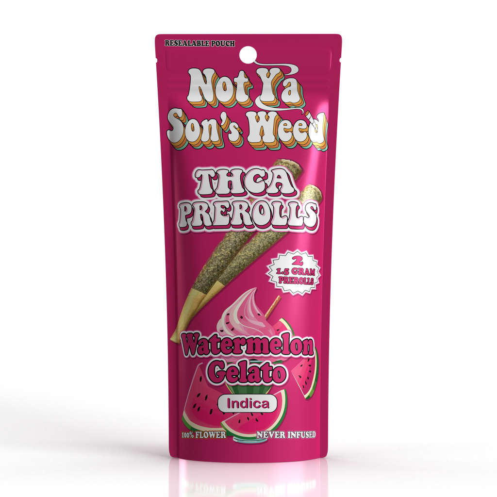 NYSW Watermelon Gelato Pre Roll – THCA 2 Pack - Triangle Hemp Wellness