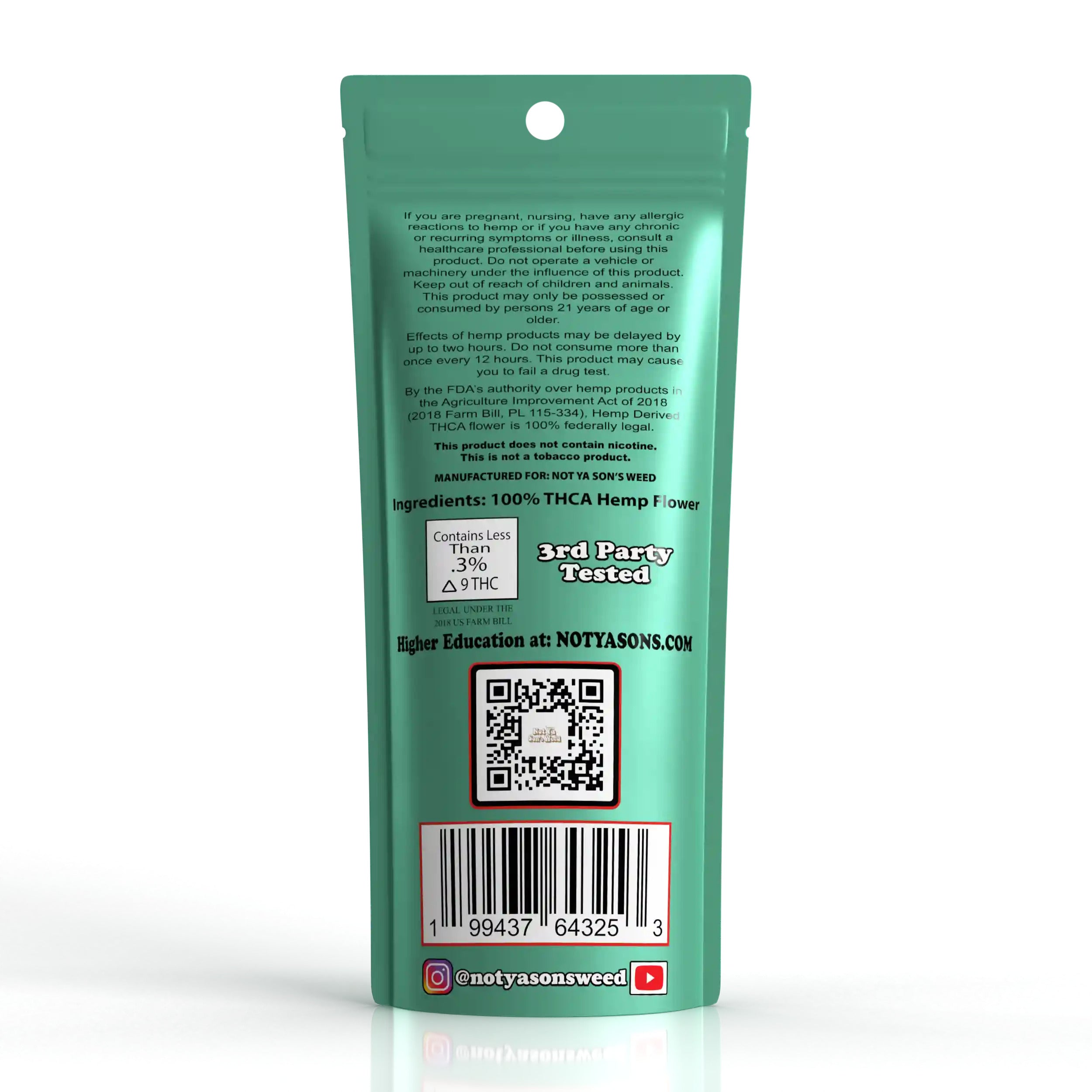 NYSW Tropical Cherry Pre Roll – THCA 2 Pack - Triangle Hemp Wellness