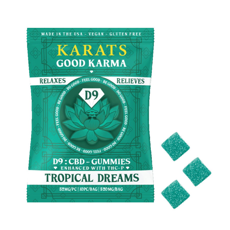 Karats Good Karma D9 + CBD Gummies 520mg - Triangle Hemp Wellness