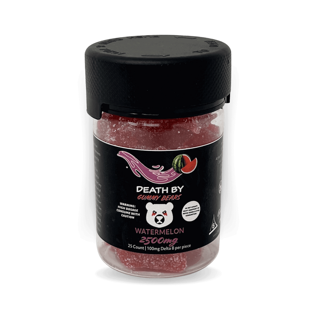 Death by Gummy Bears- 2500mg/ 25 per jar