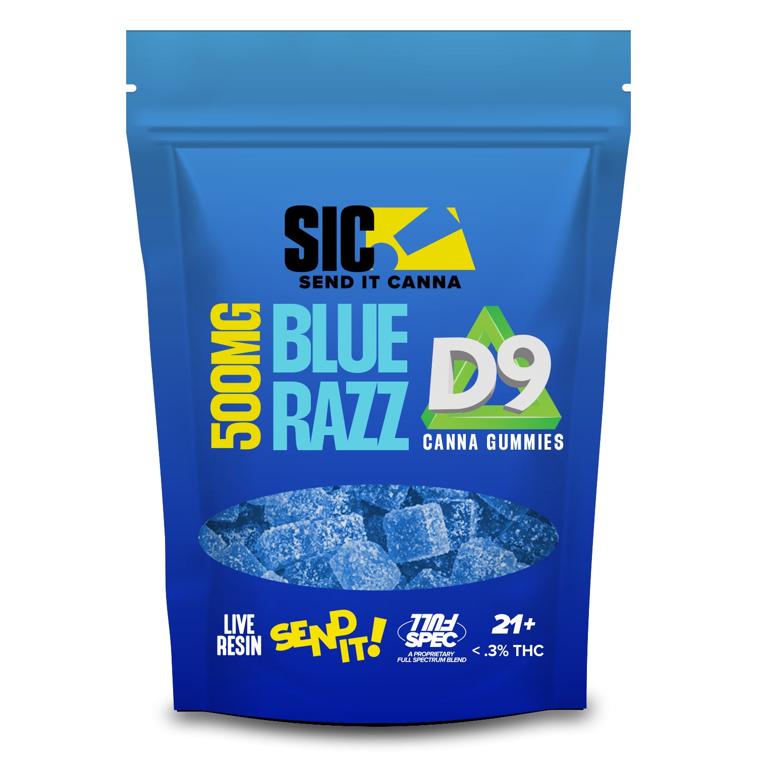 FULL SEND DELTA 9 GUMMIES 500MG - Triangle Hemp Wellness