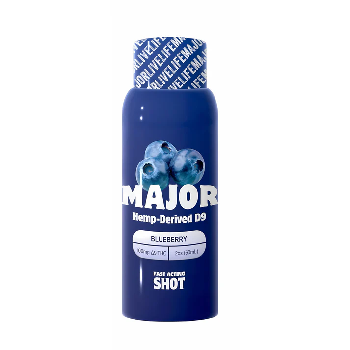 Major - Blueberry, Fast Acting Shot - Triangle Hemp Wellness