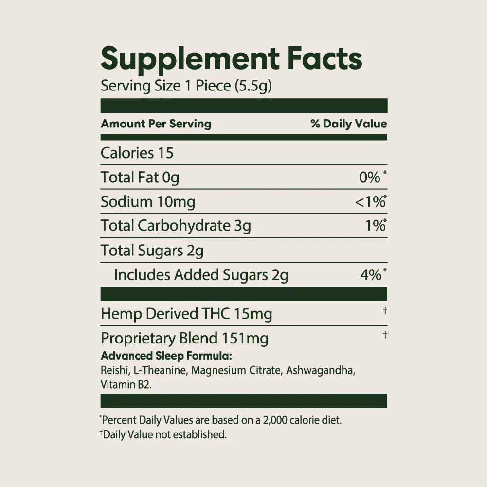 Sleepytime Advanced Nano Delta 9 THC Gummies- Mood - Triangle Hemp Wellness