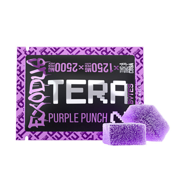Exodus Tera Bytes Gummies | (2ct) 2500mg - Triangle Hemp Wellness