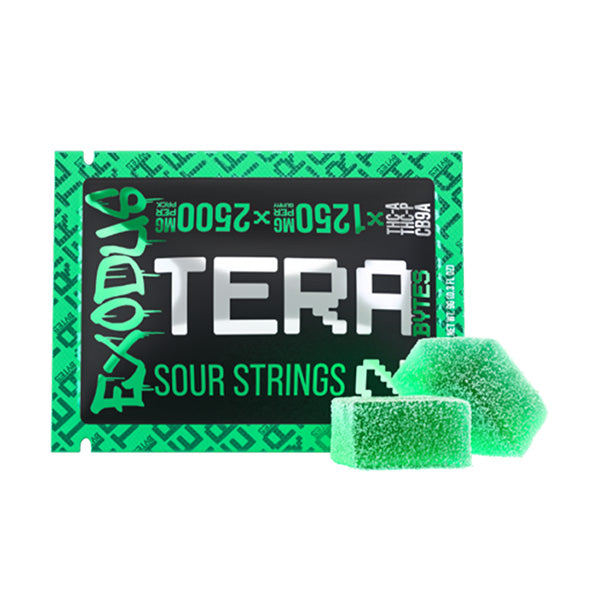 Exodus Tera Bytes Gummies | (2ct) 2500mg - Triangle Hemp Wellness