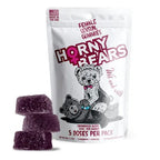 Female Sensual Gummies - D9, THCV, THCP, CBD - 20mg - Horny Bears - Triangle Hemp Wellness