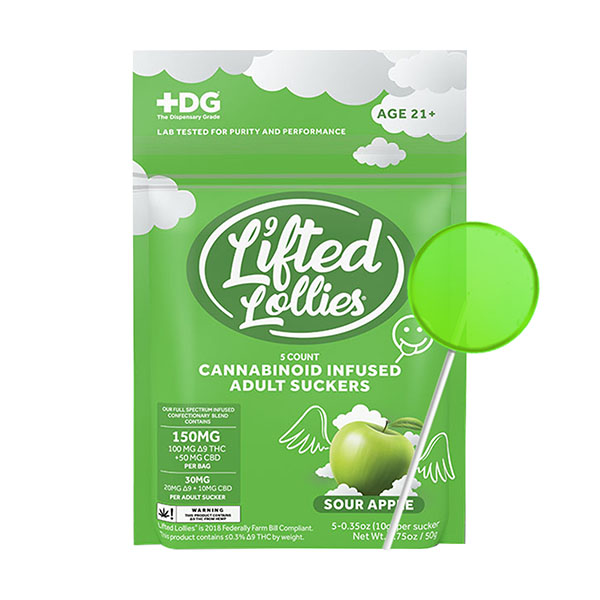 Lifted Lollies Infused Adult Suckers | (5ct) 150mg - Triangle Hemp Wellness