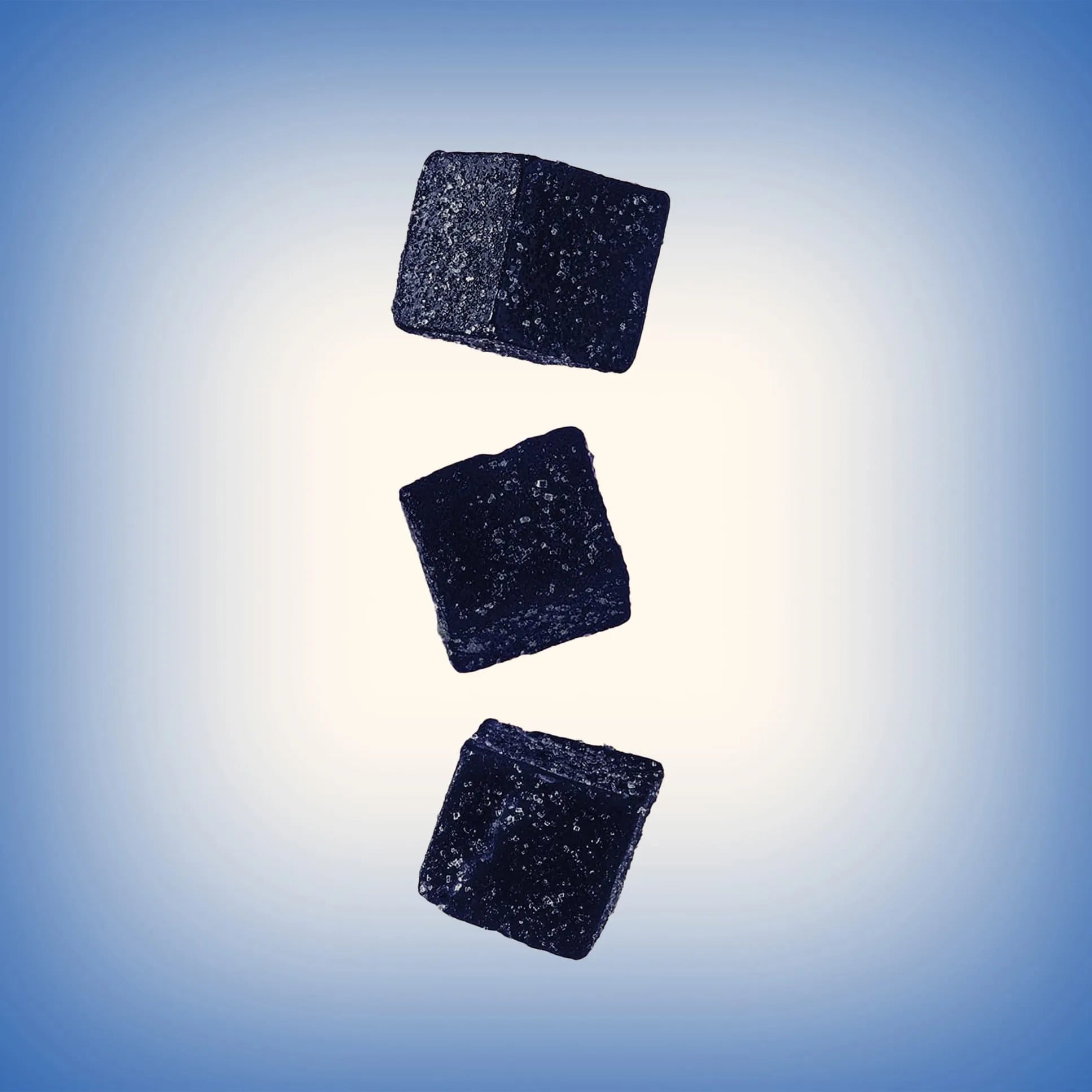 Nighttime mood gummies used to relax the mind and unwind before sleep
