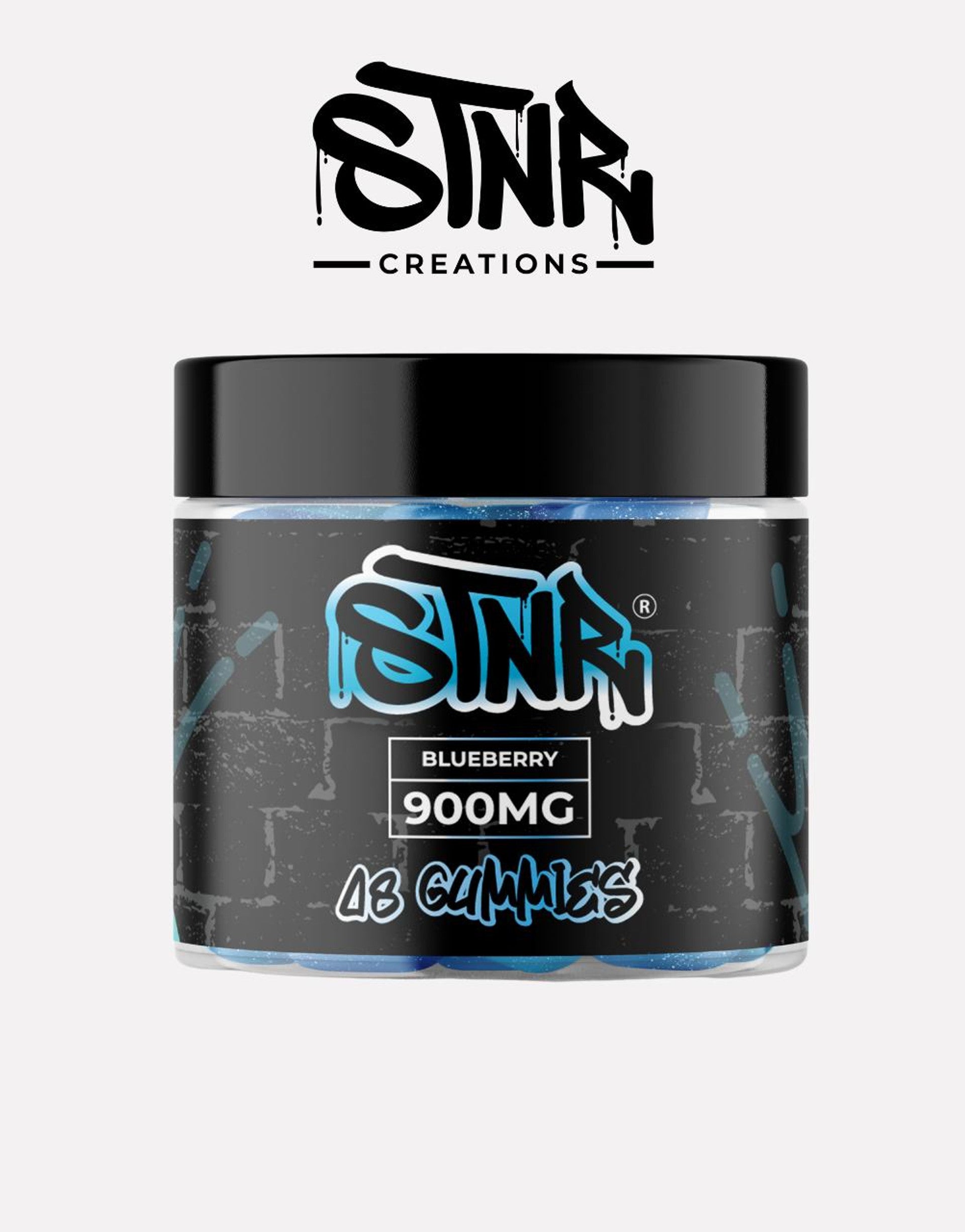 STRN Delta 8 Extra Strength Gummies 900mg - Triangle Hemp Wellness