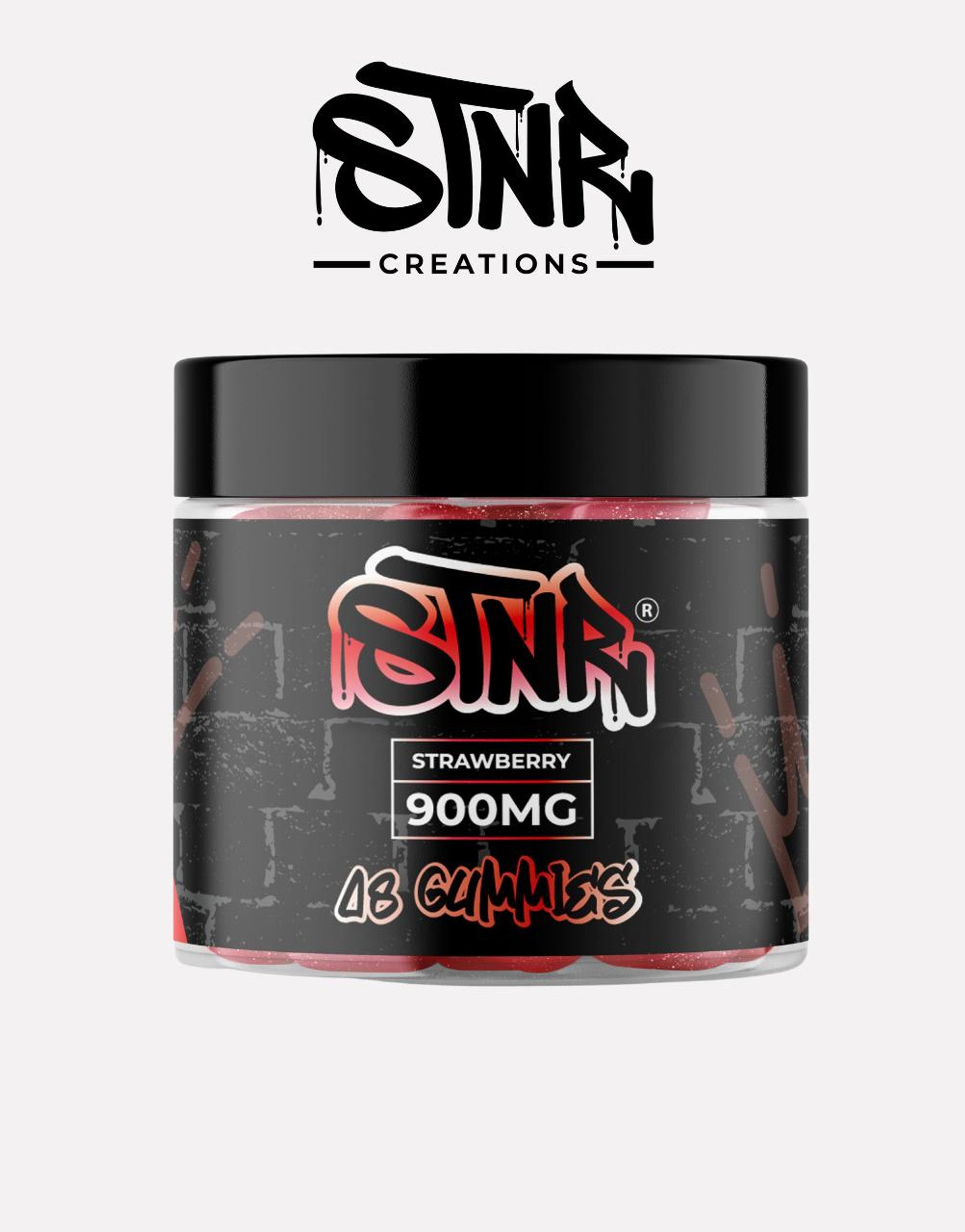 STRN Delta 8 Extra Strength Gummies 900mg - Triangle Hemp Wellness