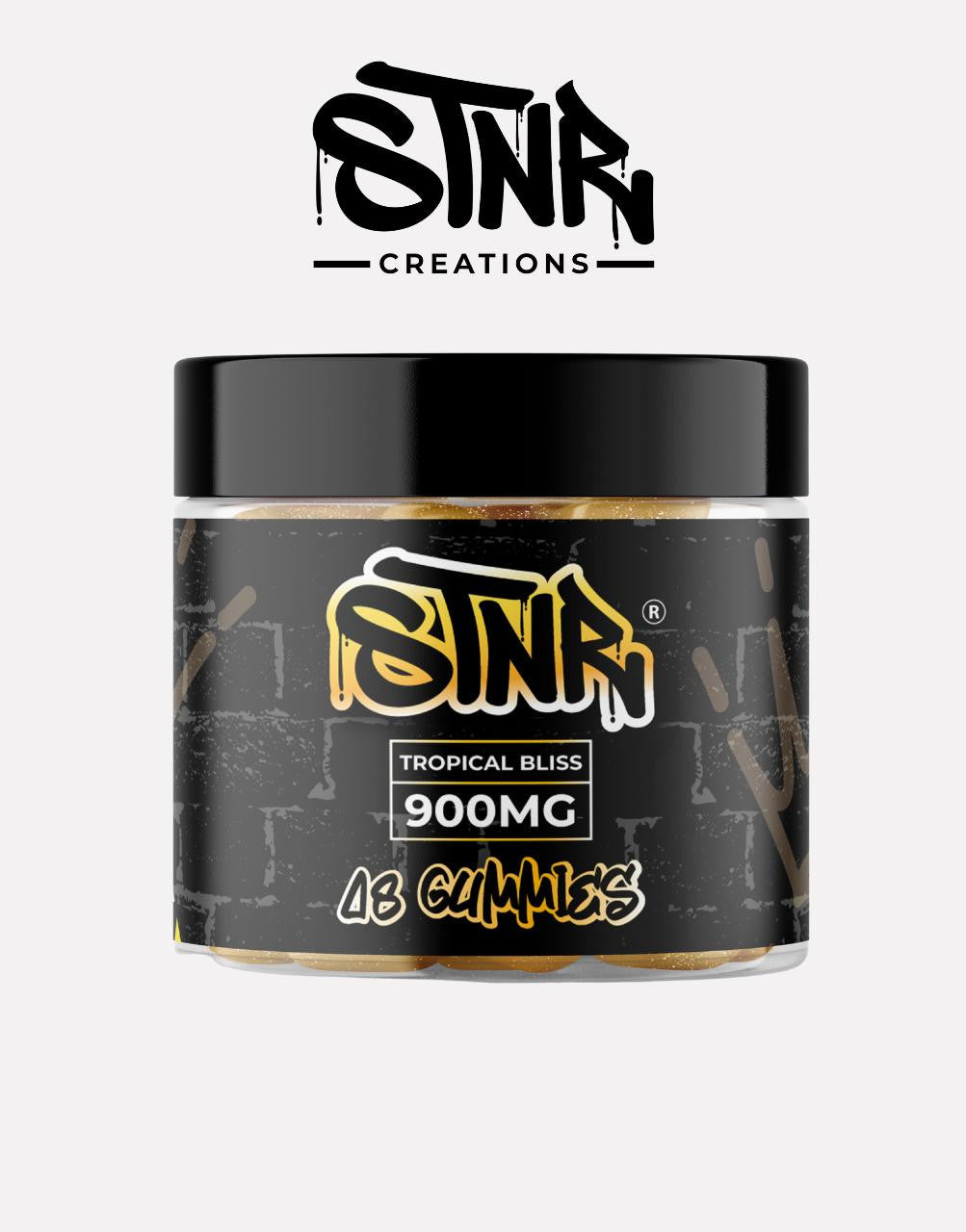 STRN Delta 8 Extra Strength Gummies 900mg - Triangle Hemp Wellness