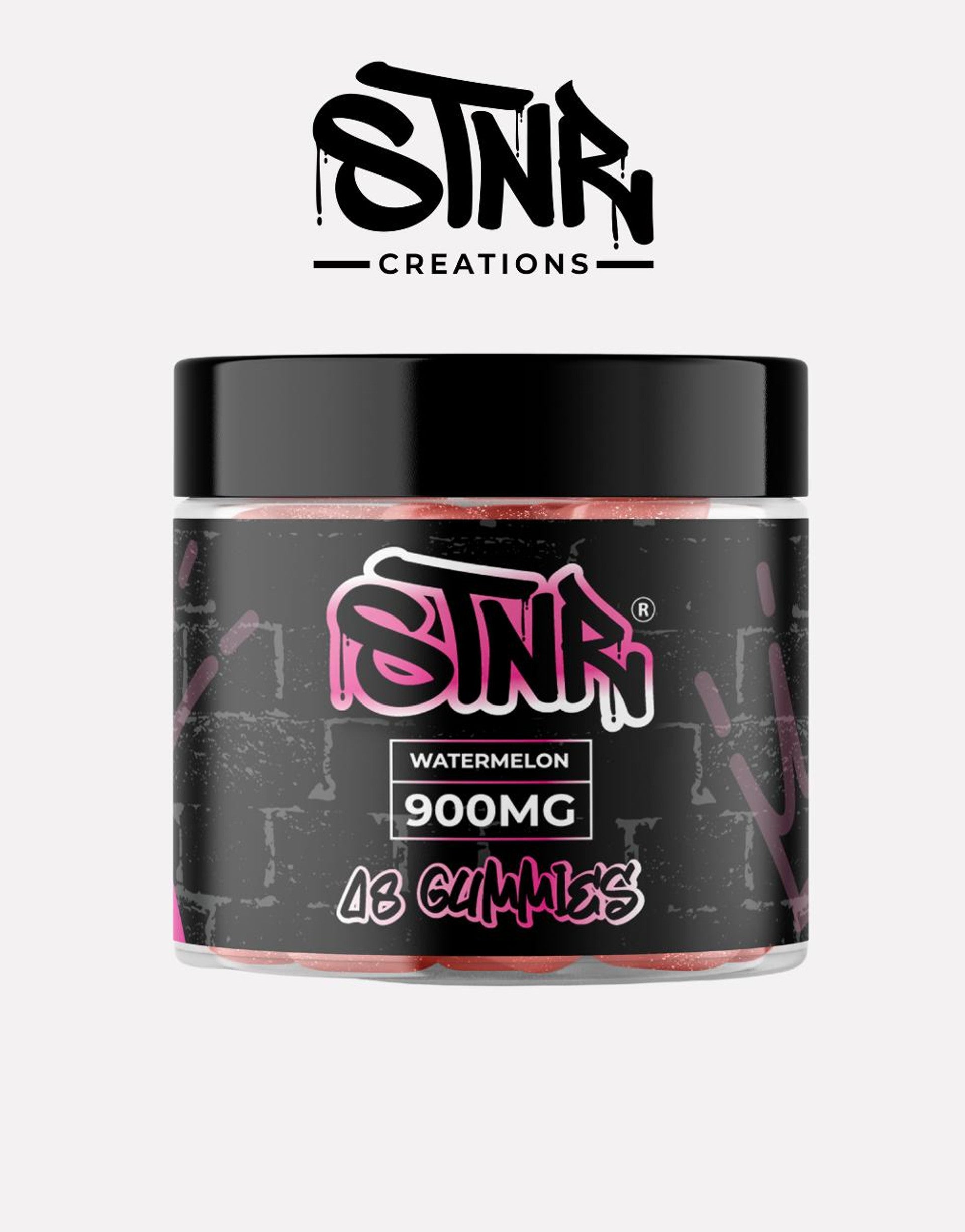 STRN Delta 8 Extra Strength Gummies 900mg - Triangle Hemp Wellness