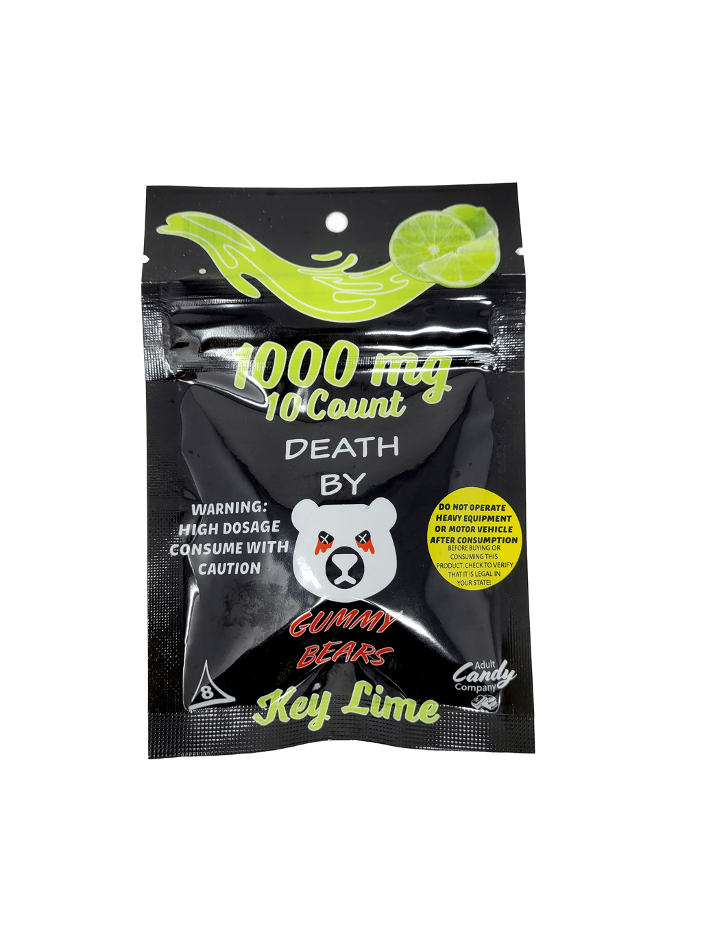 Death By Gummy Bears-1000mg/10 gummies per pack - Triangle Hemp Wellness