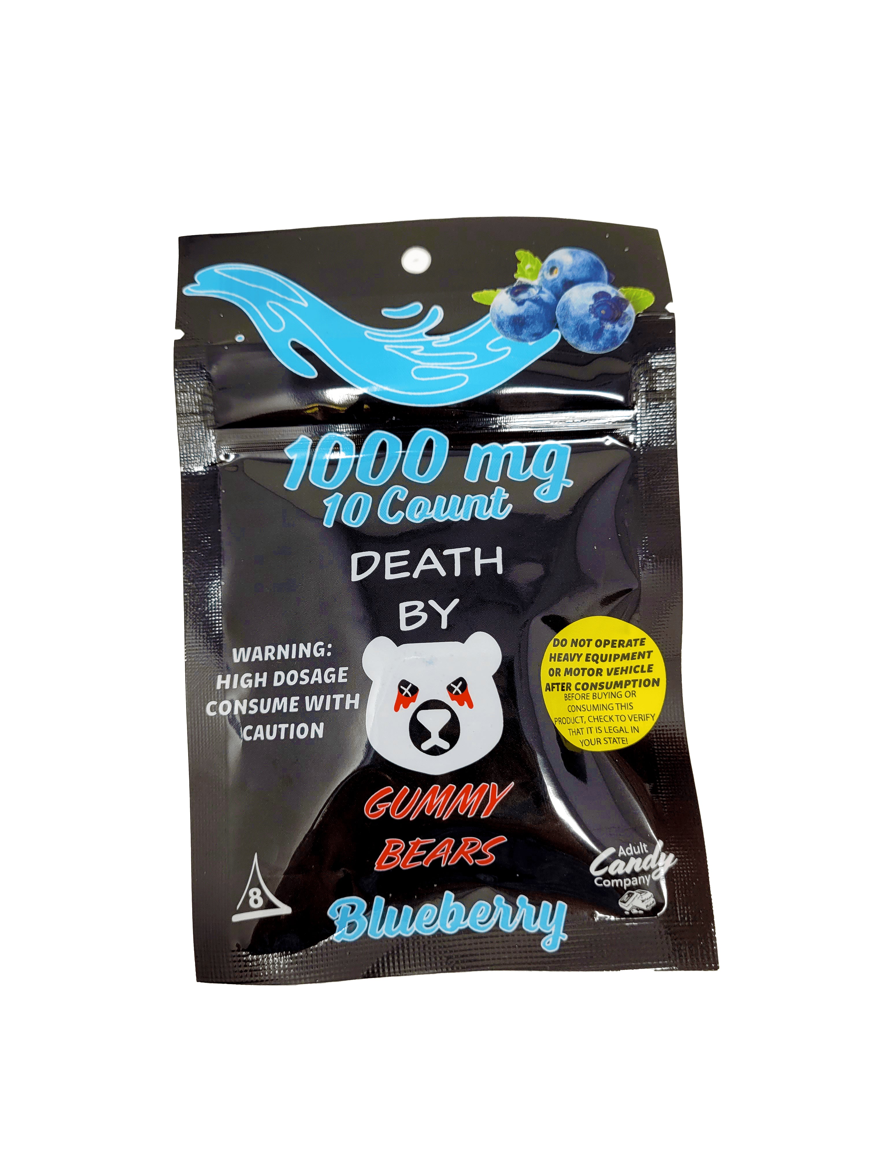 Death By Gummy Bears-1000mg/10 gummies per pack - Triangle Hemp Wellness