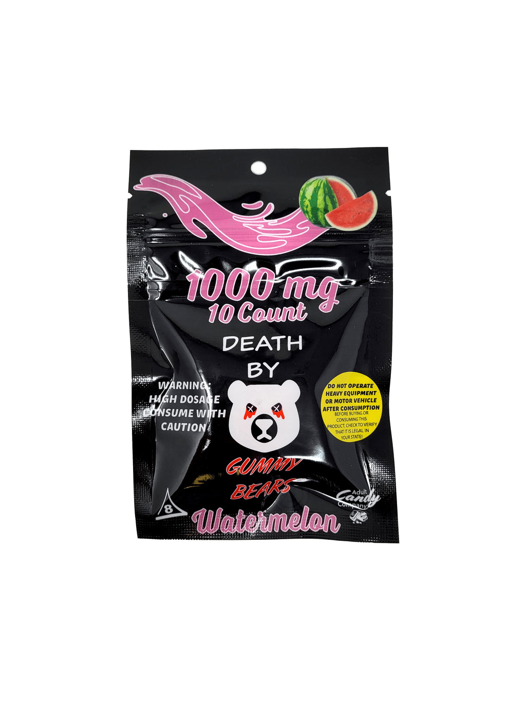 Death By Gummy Bears-1000mg/10 gummies per pack - Triangle Hemp Wellness