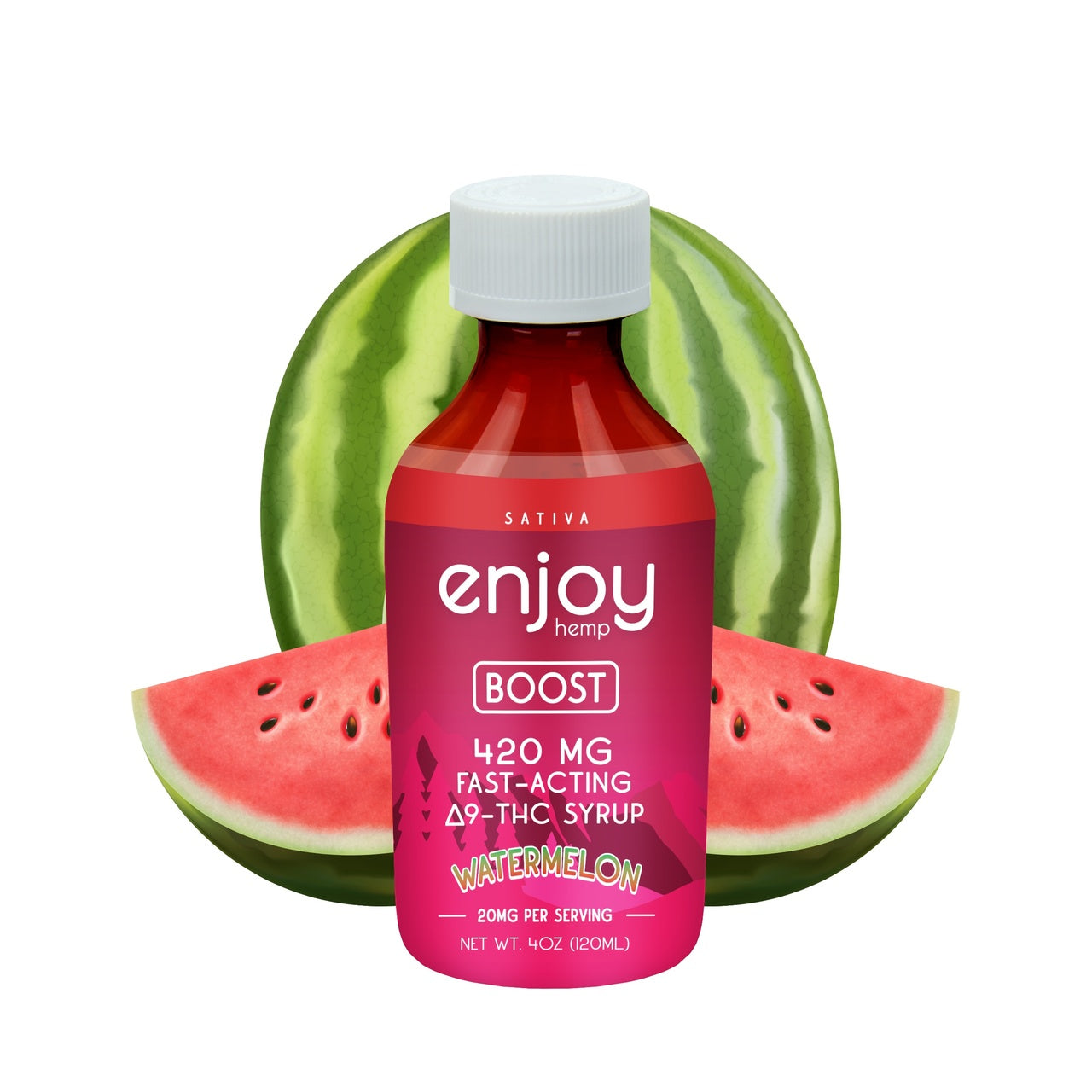 420 mg Fast-Acting Delta 9 THC Syrup - All Strains - Triangle Hemp Wellness