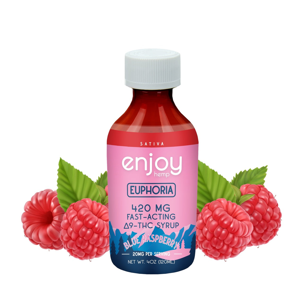 420 mg Fast-Acting Delta 9 THC Syrup - All Strains - Triangle Hemp Wellness