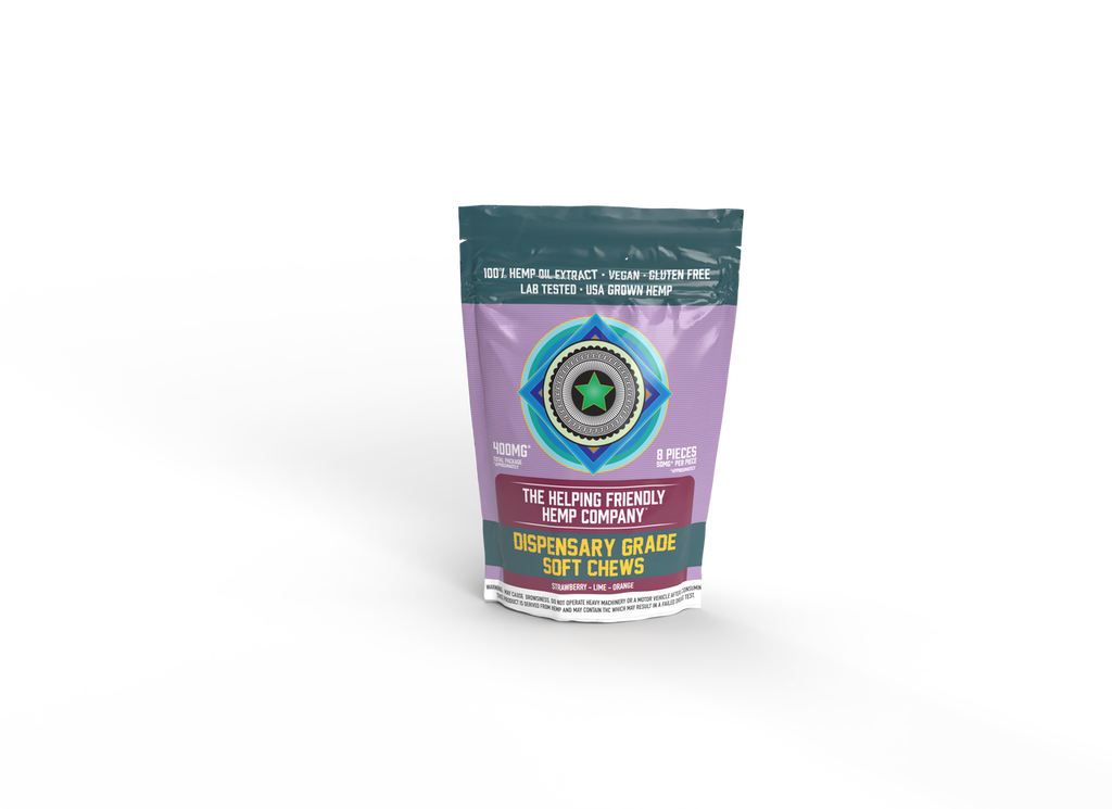Helping Friendly Dispensary Grade Delta 9 THC + CBG 400mg - Triangle Hemp Wellness